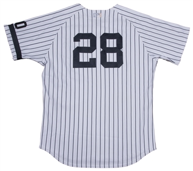 2007 Melky Cabrera Game Used New York Yankees Home Jersey With "10" On Sleeve & Black Arm Band (Steiner)